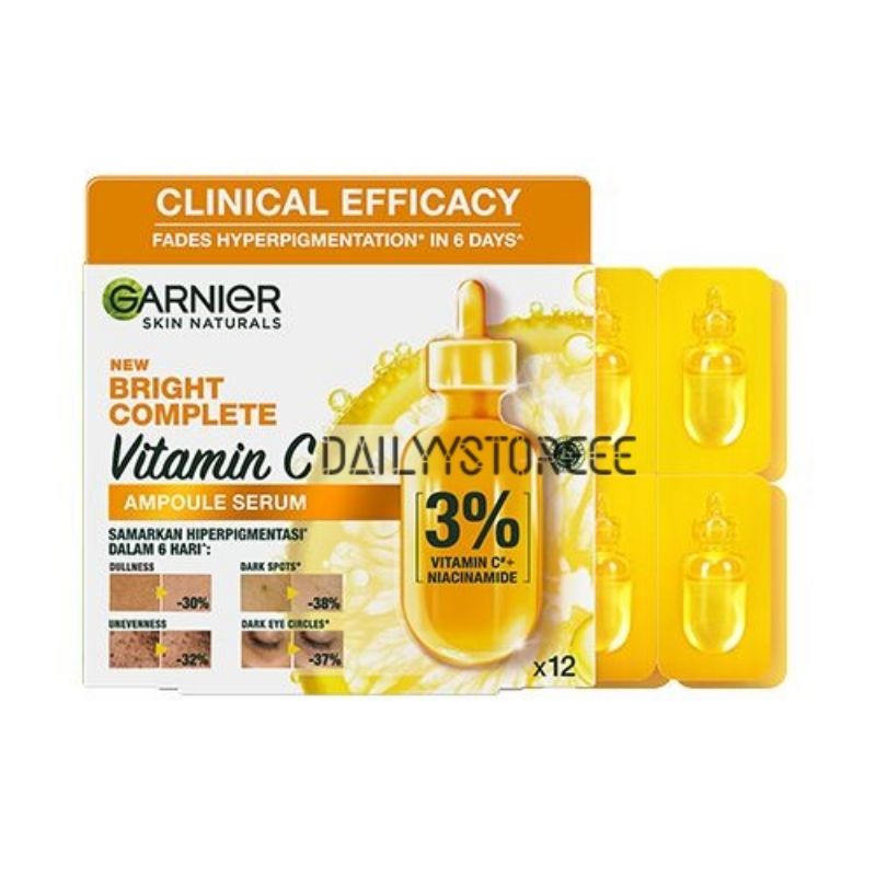 Garnier Bright Complete Hyperpigmentation Ampoule Serum - isi 12 pcs