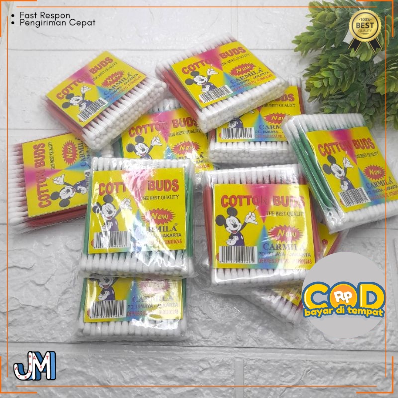 Cotton Bud Kecil Karmila Isi 70 Pcs - Alat Pembersih Telinga Cotton Bud Bayi