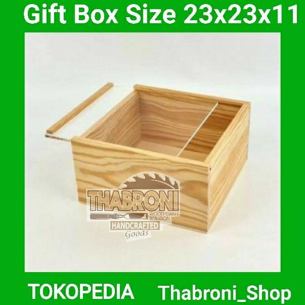 

BOX KAYU HAMPERS TERMURAH PRODUSEN BOX NATAL IMLEK SLIDE BOX