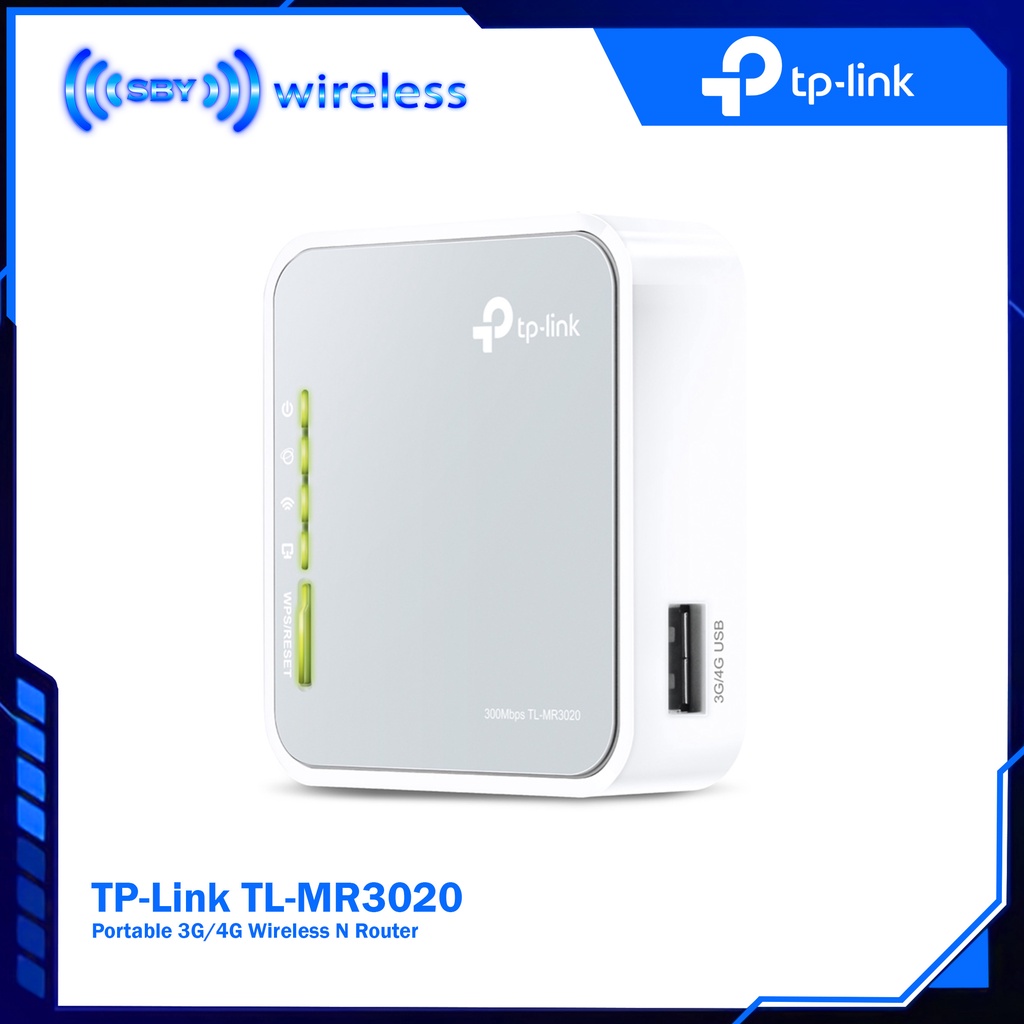 TPLINK TL-MR3020 Portable 3G / 4G Router Wireless