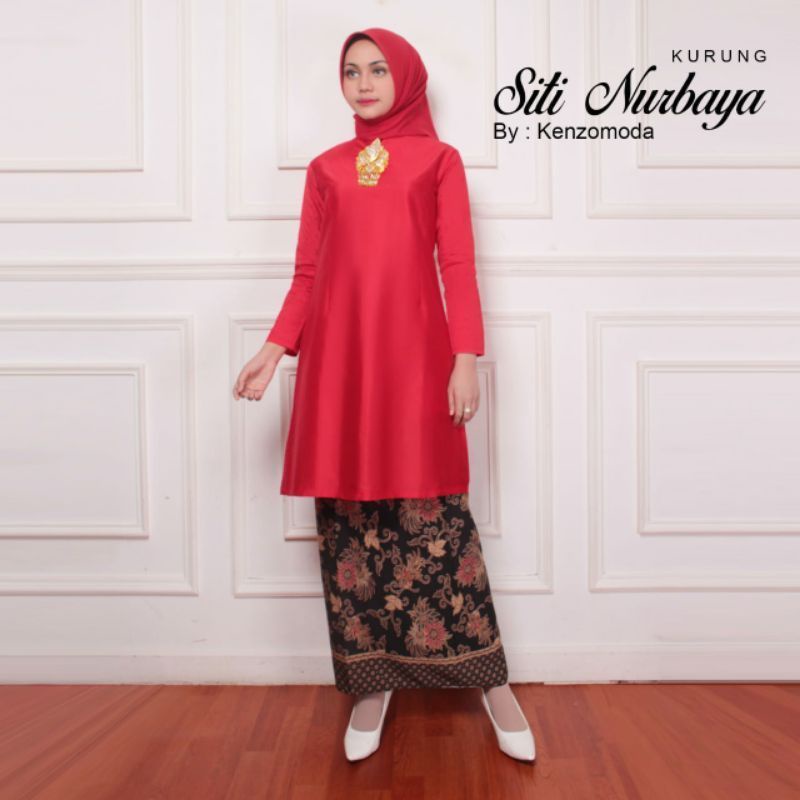 || READY || SETELAN BAJU KURUNG PADANG ROK LILIT // BAJU KURUNG KEKINIAN BAHAN TAFFETA // BAJU KURUN