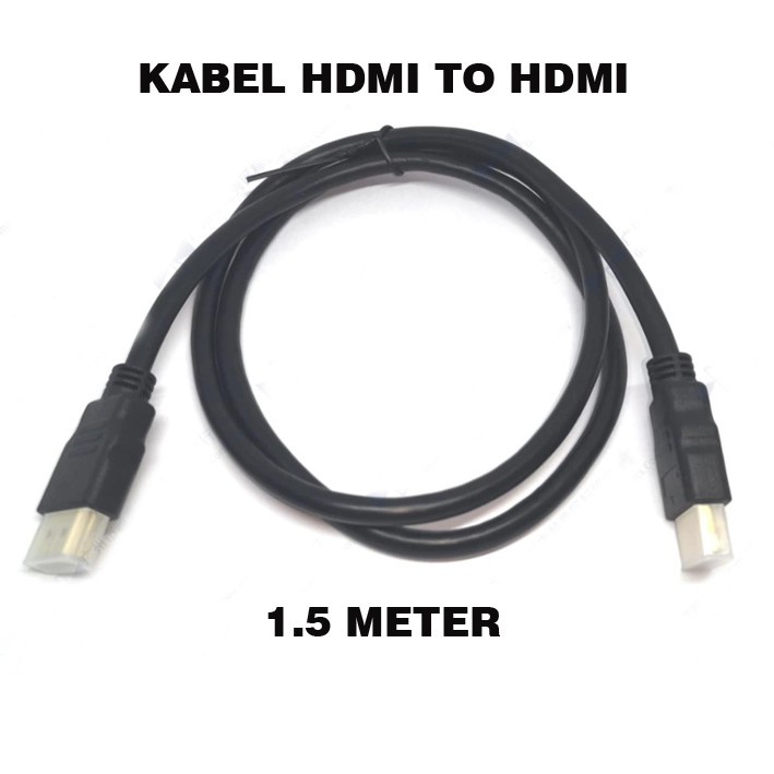 KABEL HDMI 1,5METER KABAEL HDMI TO HDMI 1080P KABEL HDMI MALE TO MALE COCOK UNTUK TV SET TOP BOX AND