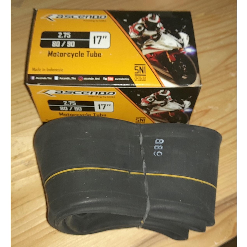 BAN DALAM  17 BEBEK MOTOR ASCENDO 250/275 17 ASCENDO