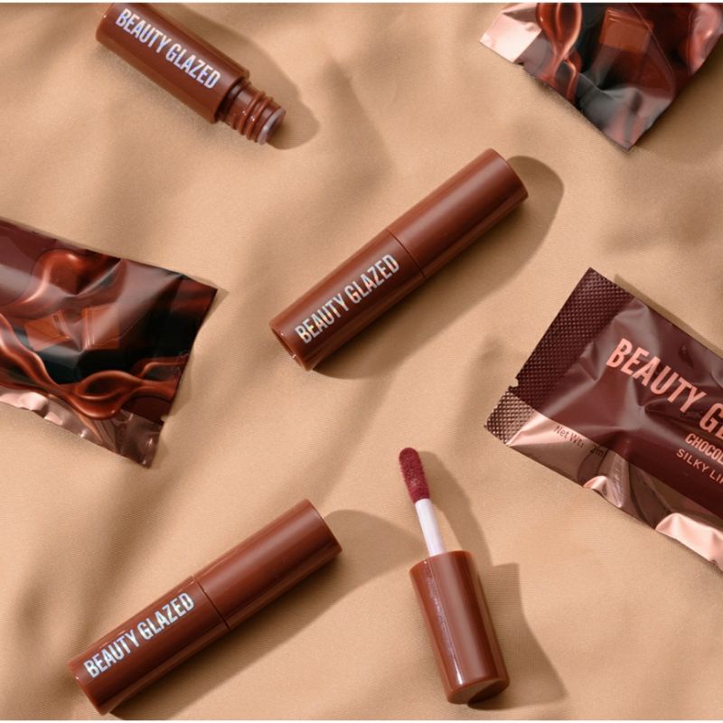 BEAUTY GLAZED Chocolate New Lipstick Matte Long-lasting Smooth Liquid