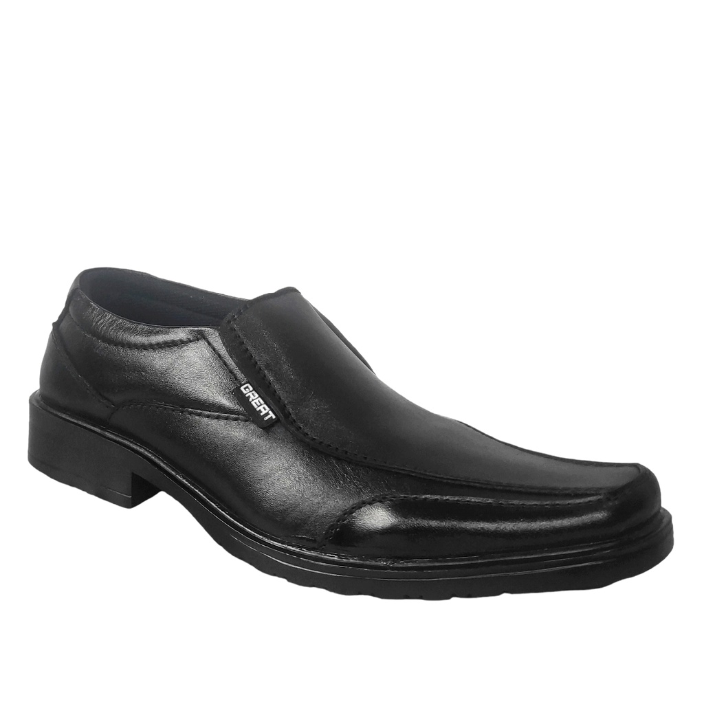 Sepatu Pantofel Formal Casual Kulit Asli Sepatu Kerja Kantor Sekolah Murah Asli Great Footwear P.524