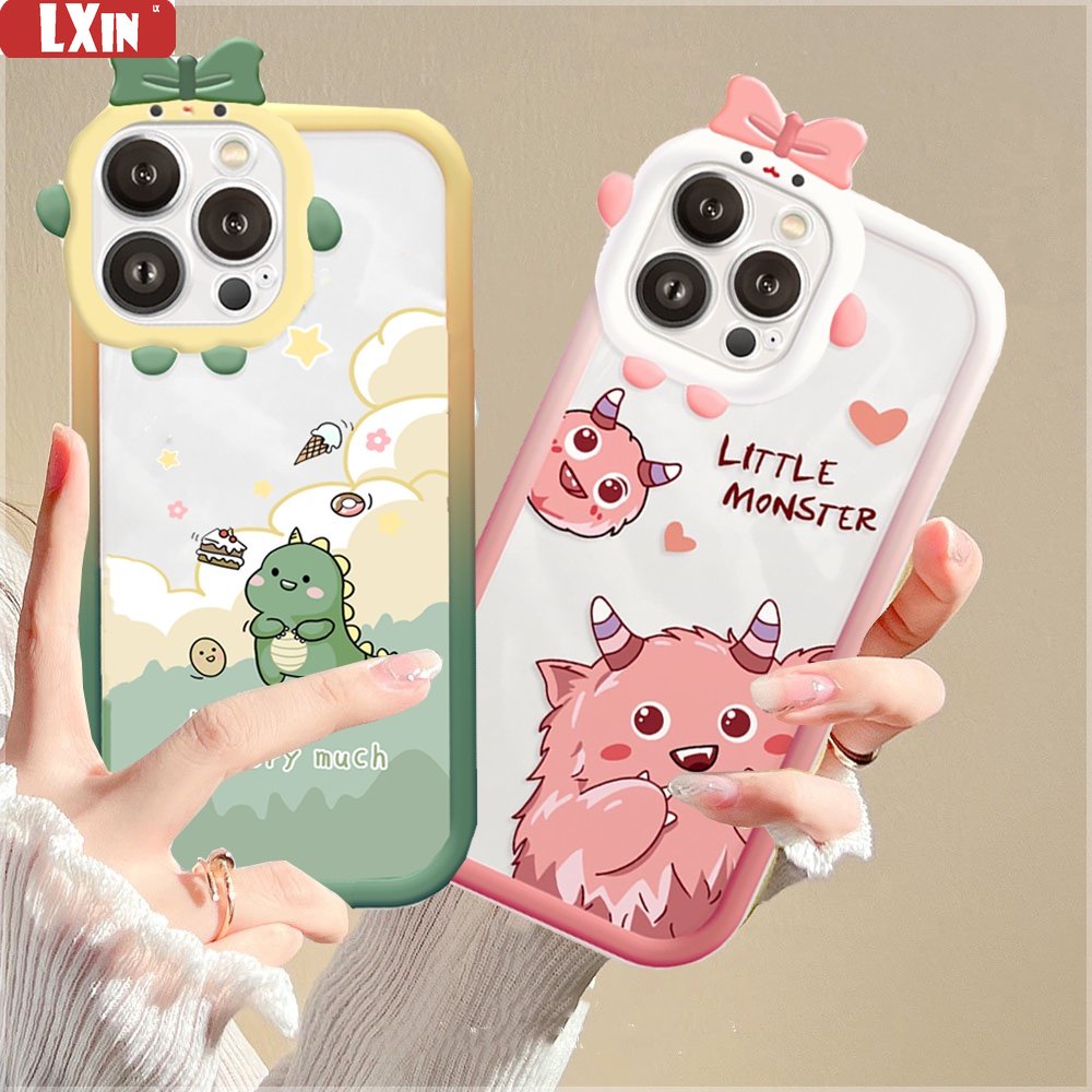 Soft Case Motif Little Monsters Untuk OPPO A16 A17K A77S A57 2022 A55 A54 A76 A16K A16E A15 A16 A5 A53 A12 A5s A74 A95 A72 A3s A5N-1