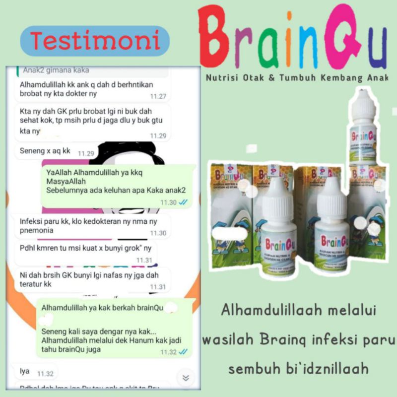 

Madu Brainqu anak dan dewasa