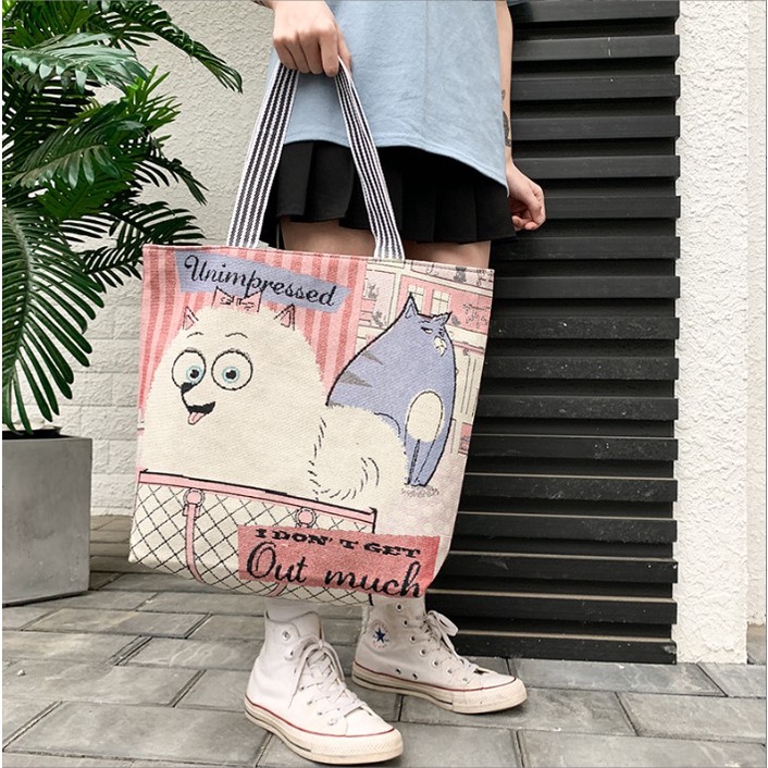 tas tote bag wanita/tas import wanita