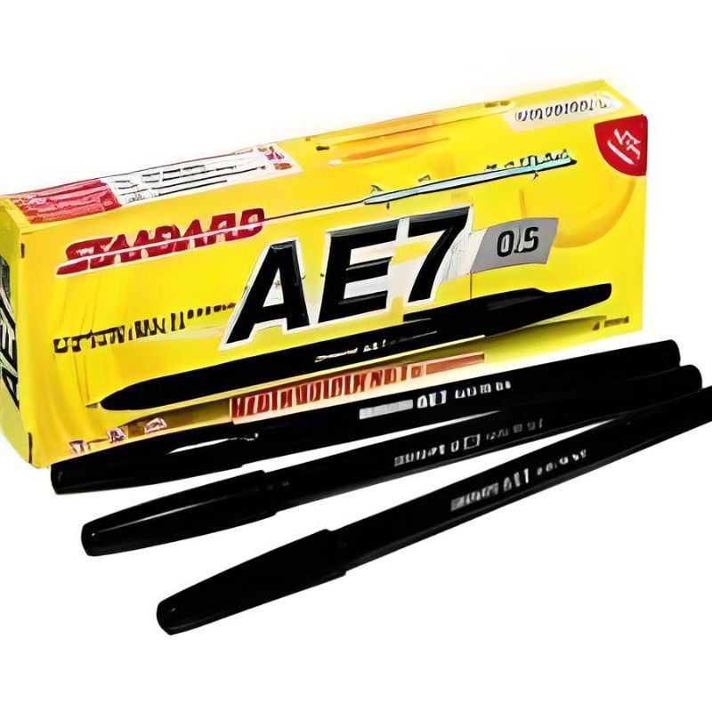 

Pulpen Standard AE7 Hitam 0.5mm (1pack) 100% ORI