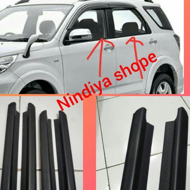 Pelipit Kaca Atau List Kaca Pintu Rush Dan Terios Lama