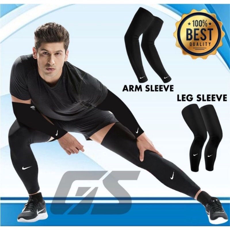 Manset kaki futsal deker lutut stoking leg sleeve arm sleeve sepak bola harga ekonomis