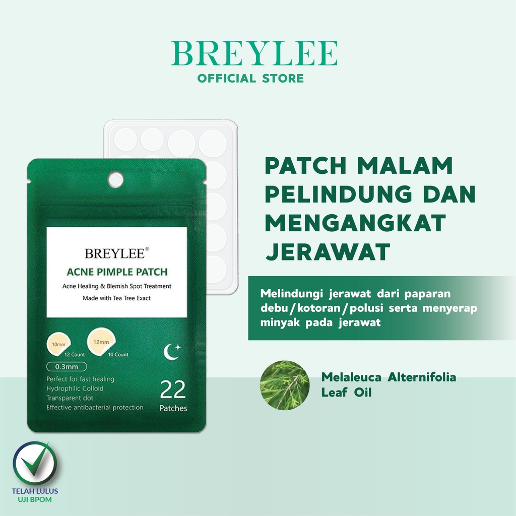 Penghilang Jerawat BREYLEE Acne Pimple Patch Day|Night - Penghilang &amp; Stiker Jerawat 0.1mm|0.3 mm