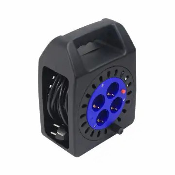 Ace Krisbow Kabel Rol Roll Gulung Panjang 15 meter 4 Lubang Lobang Socket Soket Dengan Proteksi over