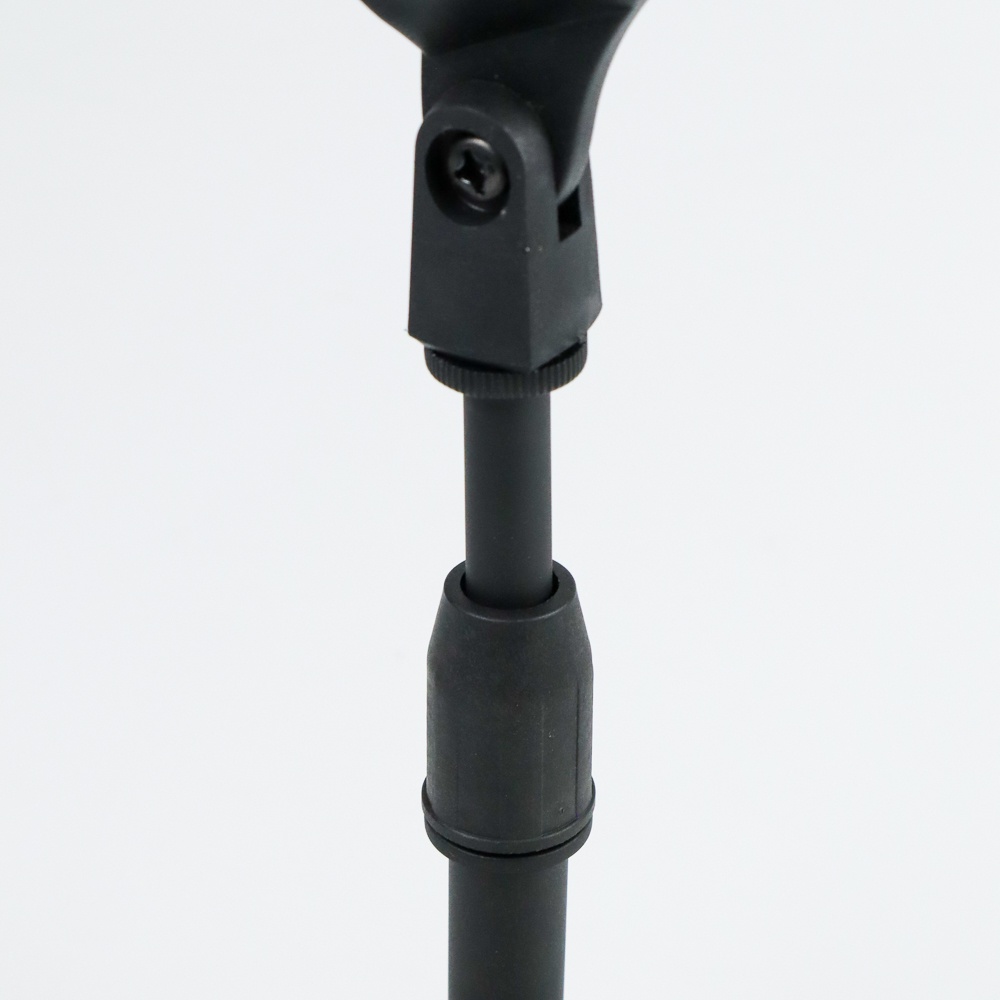 TaffSTUDIO Stand Mikrofon Desktop Disc Microphone Holder Adjustable Height - Black - 7RSK7PBK