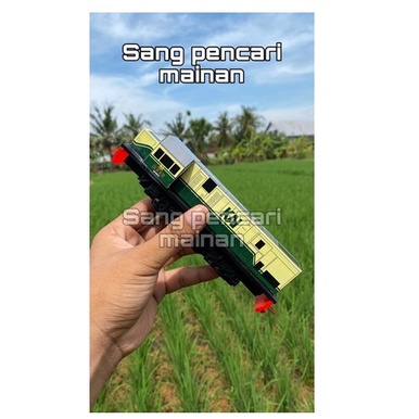 Miniatur mainan Kereta Api Lokomotif cc201 vintage Mesin bisa jalan