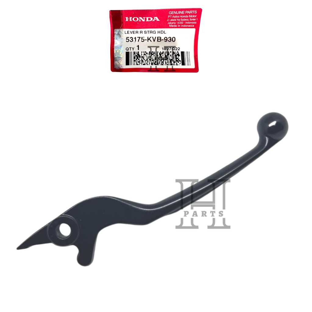 HANDLE REM KANAN LEVER R STEERING HANDLE VARIO TECHNO KARBURATOR NON CBS 53175-KVB-930 ASLI ORIGINAL AHM HGP HONDA