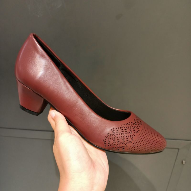 sepatu heels fantofel/formal wanita CROCODILE