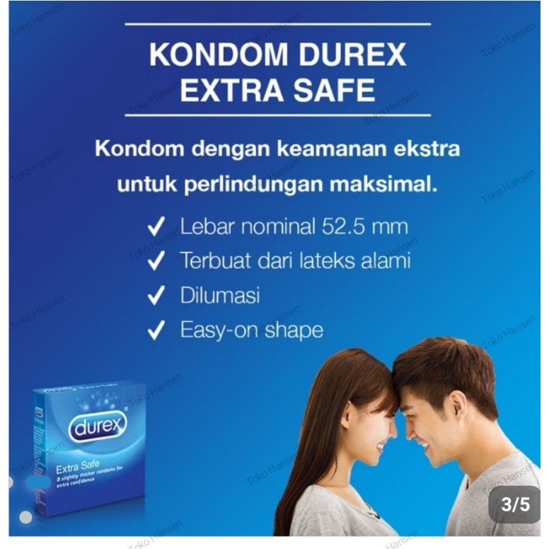 Durex EXTRA SAFE isi 3 Kondom