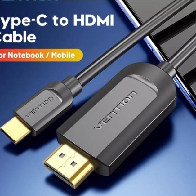 Vention USB Type C To HDMI Cable 4K For Gaming Streaming Original 100% - 1,5 meter