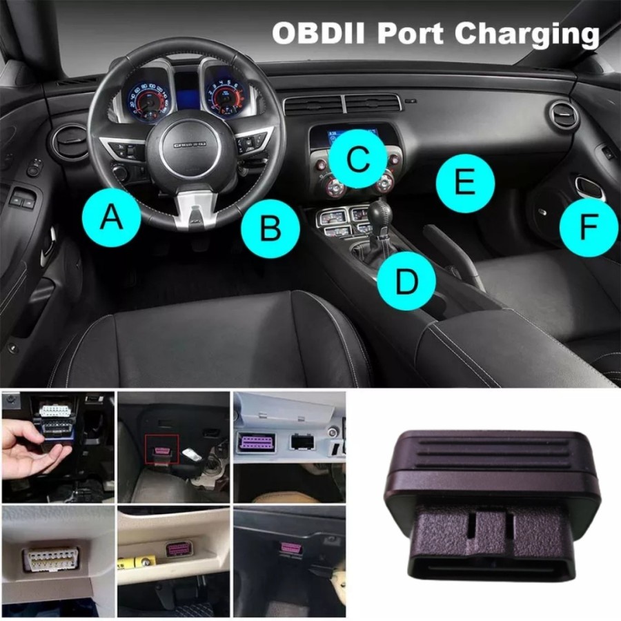 NA - GPS TRACKER 4G LTE OBD MOBIL PELACAK LOKASI MOBIL REALTIME P6 - GPS + SIM CARD