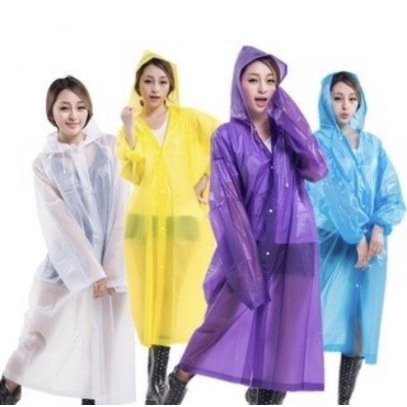 Jas Hujan Raincoat Bahan EVA Untuk Dewasa - Jas Ujan Model Korea - Jas Ujan Dewasa EVA