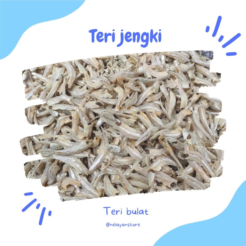 

Teri jengki bulat teri kacang bulat 500gr