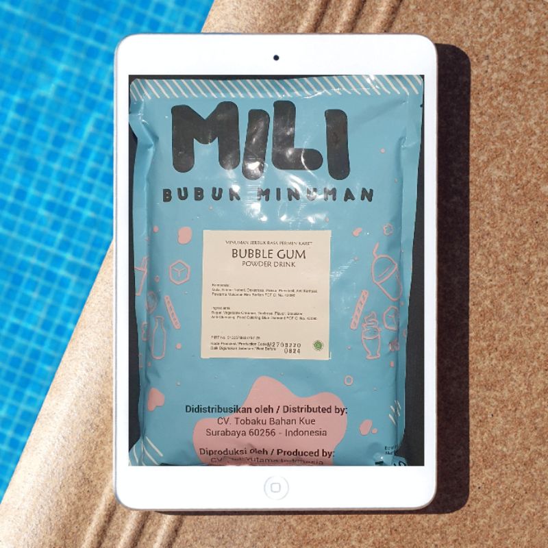 

POWDER BUBBLE GUM 1KG/POWDER MILI