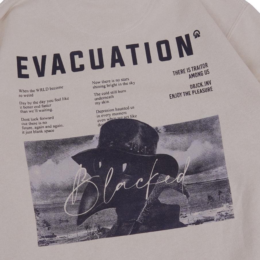 Stok Terbatas Sweater Dobujack / Sweater Dobujack Hitam Evacuation / Sweater pria