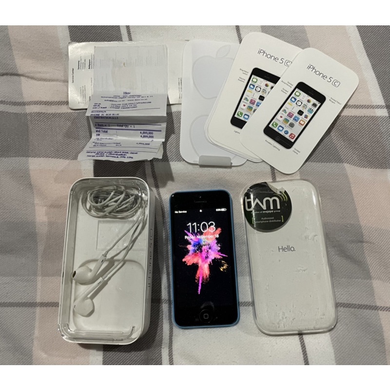 iPhone 5c Bekas Second 8gb in Blue pembelian Ibox