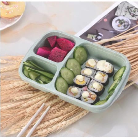 ☀ Sunly ☀ A221 Kotak Makan/Lunch Box 3 Sekat