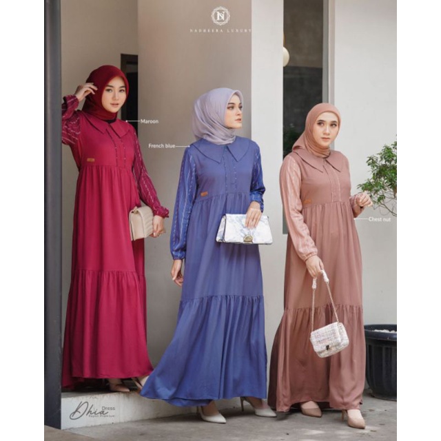 dhia dress by nadheera luxury || dress terbaru 2022