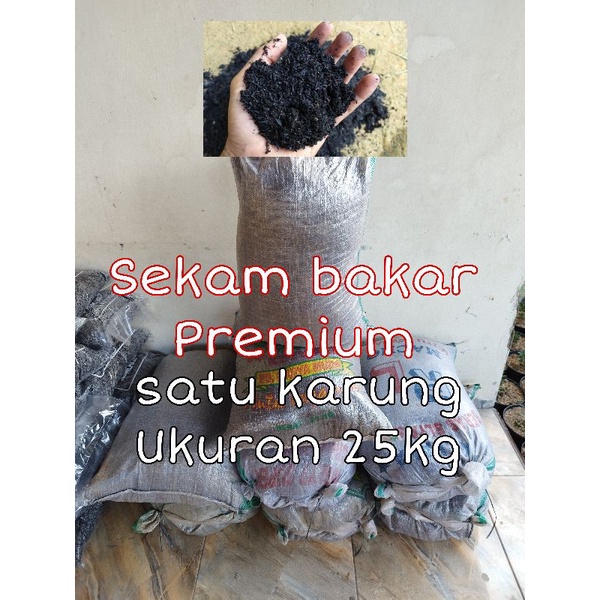 Media Tanam Sekam Bakar Atau Arang Sekam Karungan