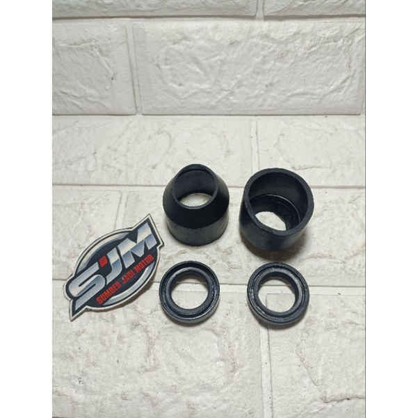 Seal sil karet debu sok shock skok depan rc 100 80 bravo spirit rc100 rc80