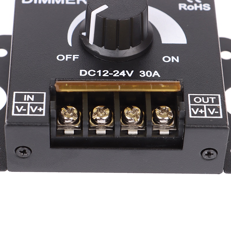LED Single Colour DIMMER DC 12V 24V 30A Pengatur Kecerahan Led Strip Brightness Adjuster