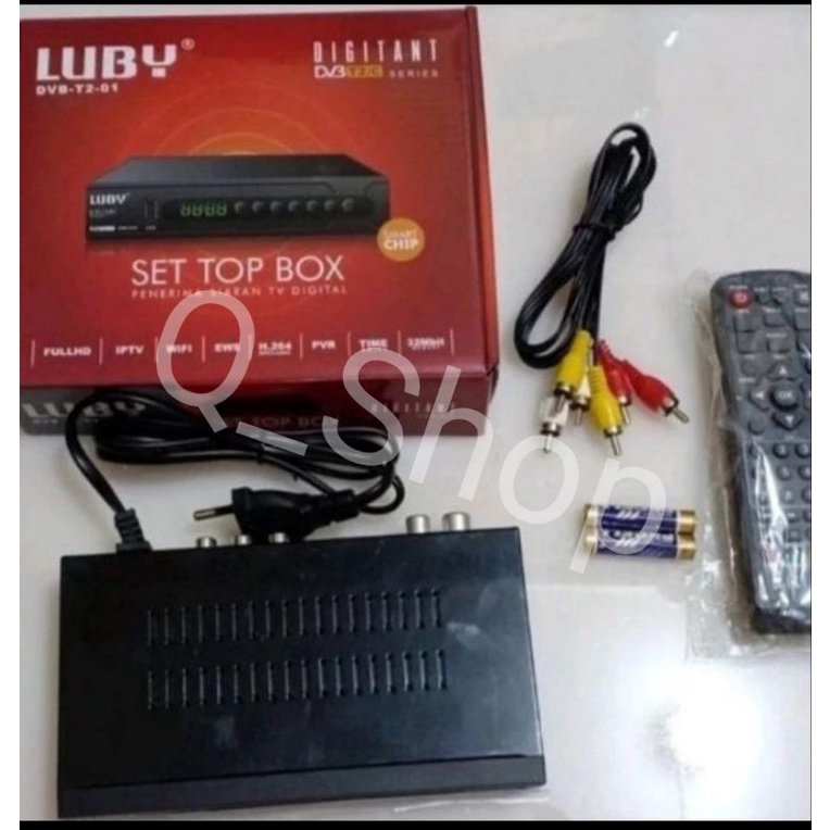 Set Top Box TV Digital / Receiver tv STB Merk LUBBY T - 01