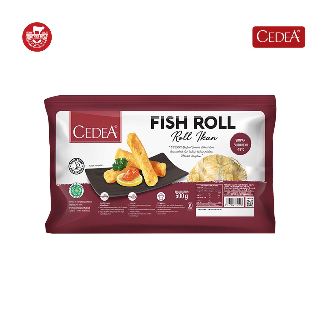 Fish Roll Cedea Original 500gr, Halal