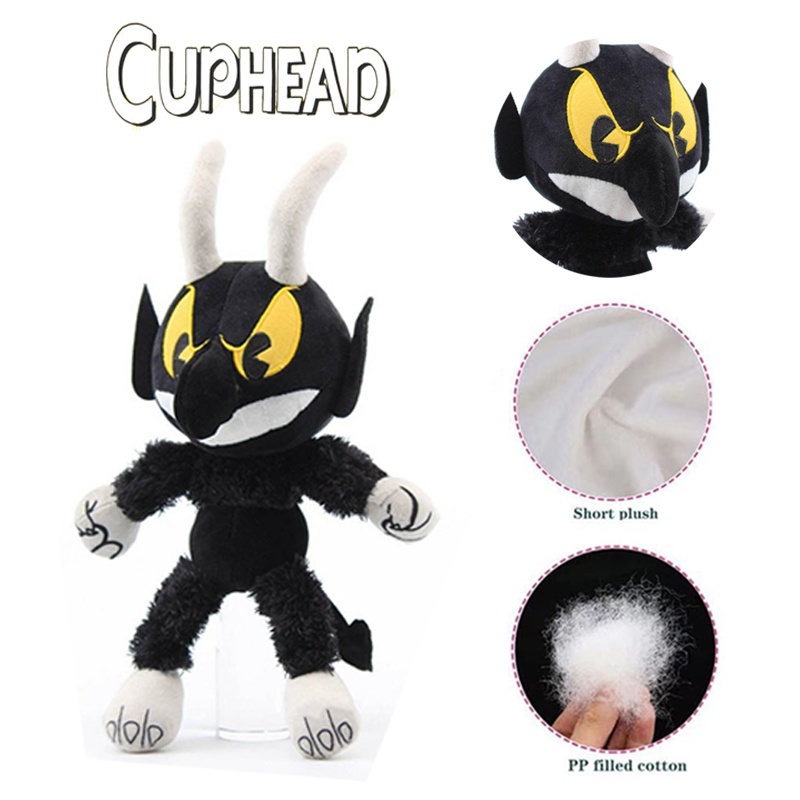 Adorable Cuphead Mugman Devil Boss Mainan Mewah Boneka Boneka Boneka Untuk Anak Bayi Xmas Gift Decor