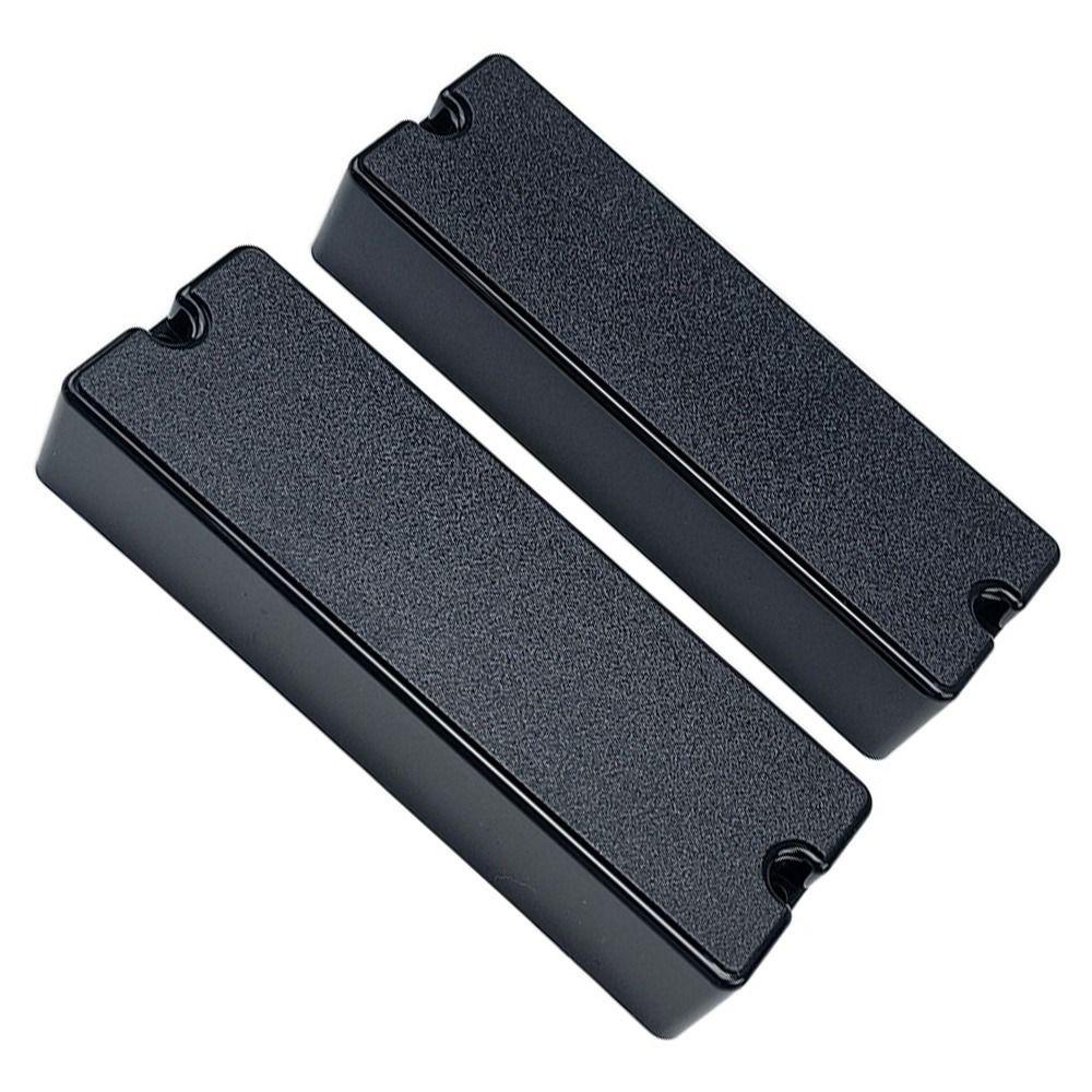 Nanas 2 Pcs Plastik Matte Cover Baru Bagian Gitar Listrik Disegel Humbucker Pickup Cartridge Cover