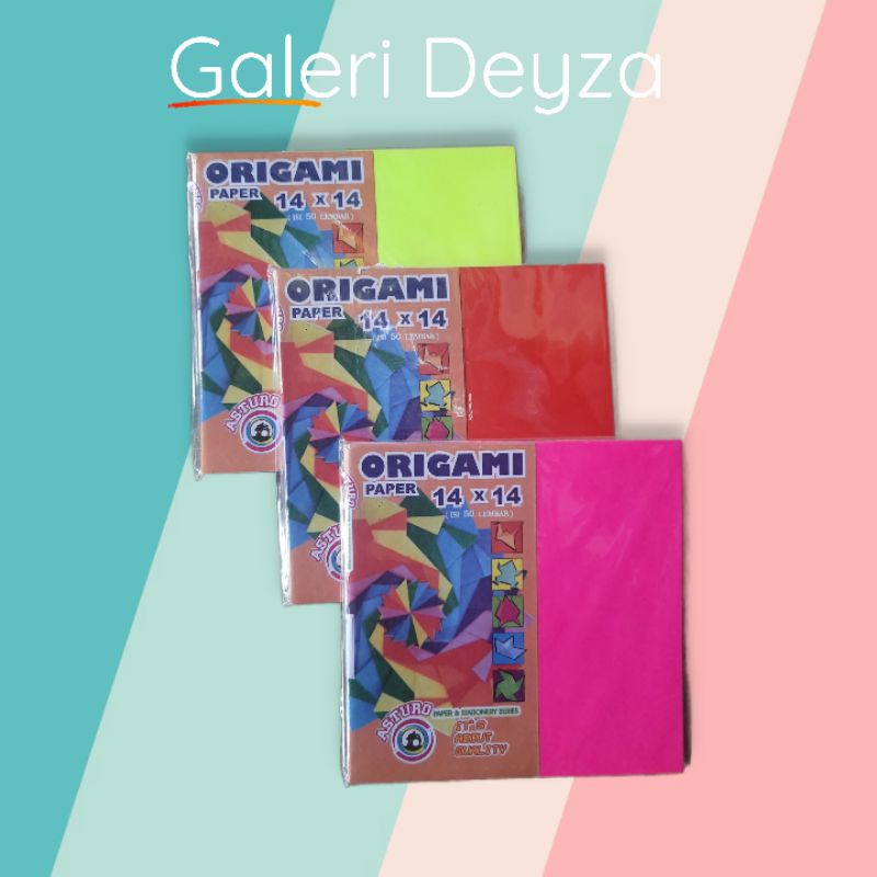 

ATK - KERTAS LIPAT uk 14 x 14 / ORIGAMI PAPER ASTURO