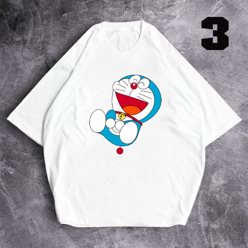 GSC - Kaos Oversize DORAEMON SERIES / Kaos Oversize Bahan Cotton 24S