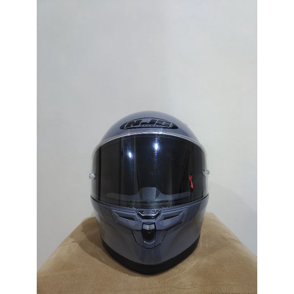 Helm NJS ZX 1R Solid Stone Grey Glossy