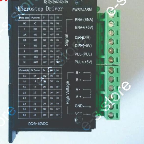 42 / 57 / 86 stepper motor driver 32 segment TB6600 4 A