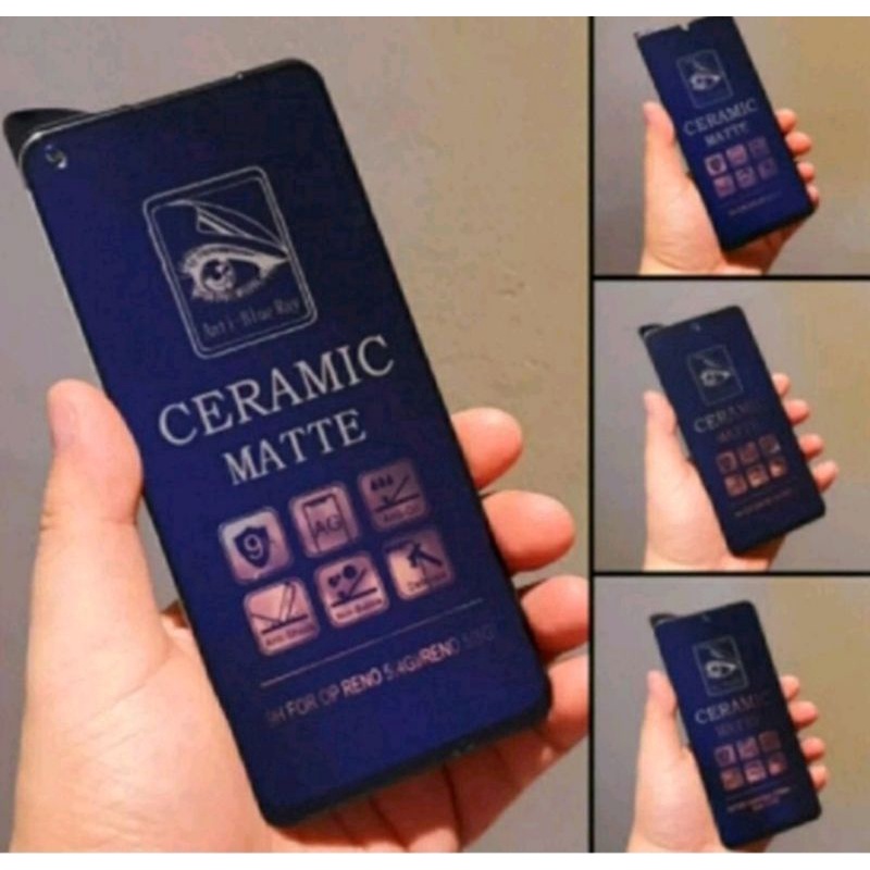 CERAMIC BLUE MATTE (SAMSUNG) TEMPERED GLASS A03 A03S A03 CORE A04 A04E A04S A13 M12 A23 5G A33 5G A53 5G A73 5G A52S TG TEMPER ANTI GORES PELINDUNG LAYAR SCREEN GUARD PROTECTOR M12 A23 A34 F04 A14 4G 5G A54 M14 A24