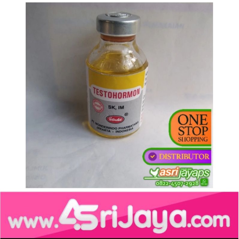 Obat Vitamin Reproduksi Hewan Testohormon 20 ML
