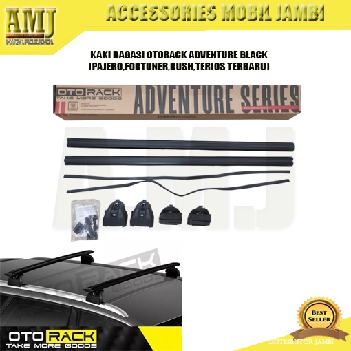 KAKI BAGASI OTORACK ADVENTURE BLACK (PAJERO,FORTUNER,RUSH TERBARU)