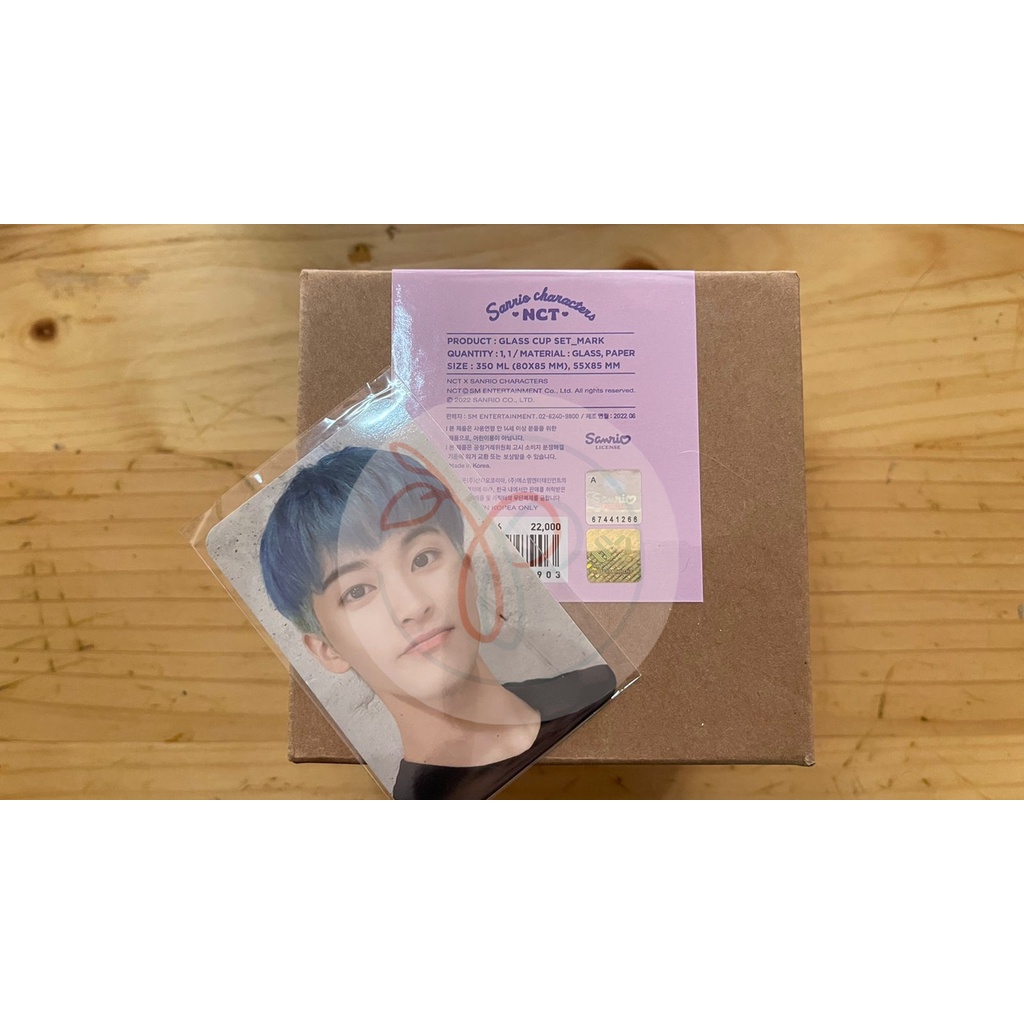 NCT X Sanrio Glass Cup Set Mark