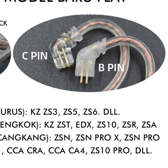 [ORIGINAL] Kabel KZ Cable KZ with Mic KZ ZSN PRO X Kabel KZ with Mic - Tipe C NEW