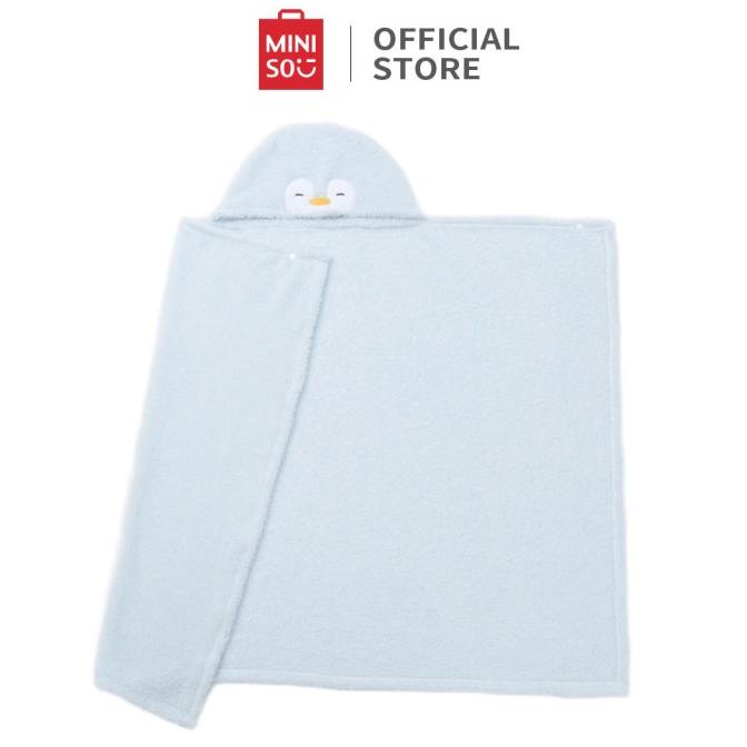 MINISO Selimut Hoodie Lucu Tebal Berkerudung Topi Karakter Blanket