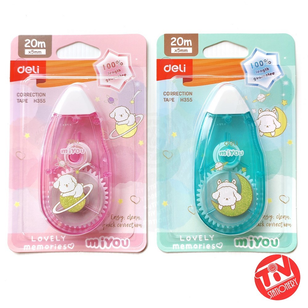 

Correction Tape Deli MiYou H355 (5mm x 20m)