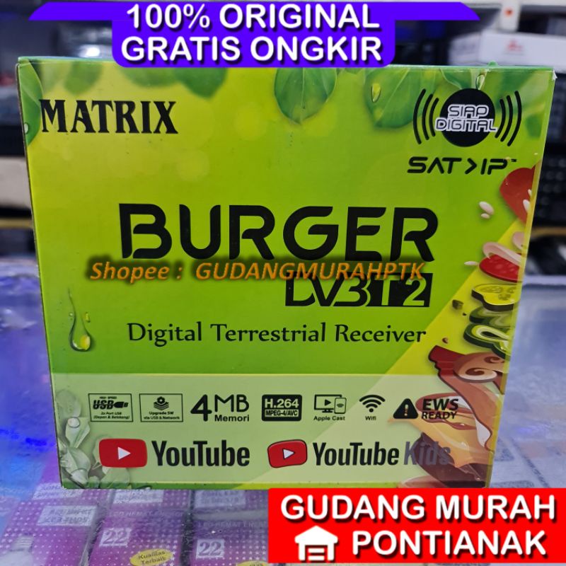 Set top box Matrix Burger STB Tv STB Matrix burger HD